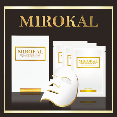 MIROKAL Ultra Whitening Mask (27ml x 3Pcs)